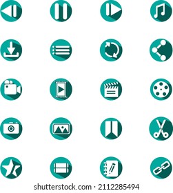 Mobile options, illustration, vector on a white background.