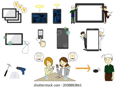Mobile Order Introduction Guide and Terminal Illustration Set