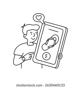 Ilustrações de contorno de vetor de Ordem Móvel. Arquivo EPS 10