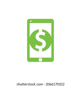 Mobile Pay Logo Template Design. Mobile money logo vector template.