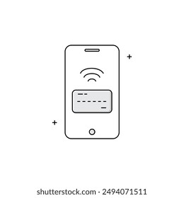 Mobile Payment, Banking, Payment App Vector icon Design