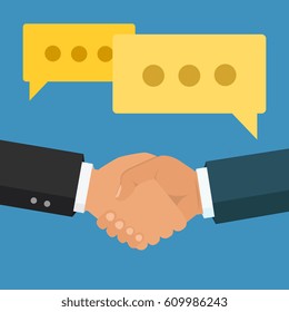 Mobile payment concept. Hand holding a phone. Smartphone wireless money transfer. Flat design. Vector illustration