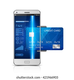 Mobile Payment Concept. Vecor