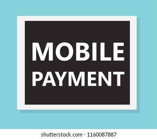 mobile payment concept- vector illustration