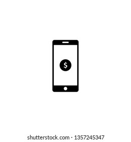 Mobile payment graphic design template vector isolated illustration