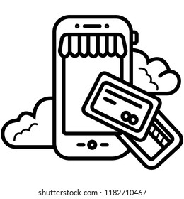 Mobile payment icon