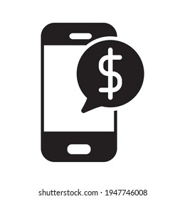 Mobile Payment Icon Design Vector Template Illustration In Trendy Flat Style