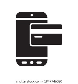 Mobile Payment Icon Design Vector Template Illustration In Trendy Flat Style