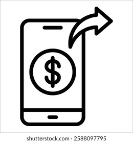 Mobile Payment Icon Element For Design
