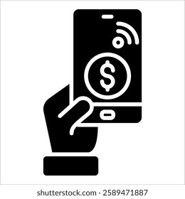 Mobile Payment Icon Element For Design