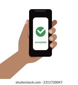 Mobile payment icon. Smartphone payment NFS. Mobile payment phone digital electronic card.