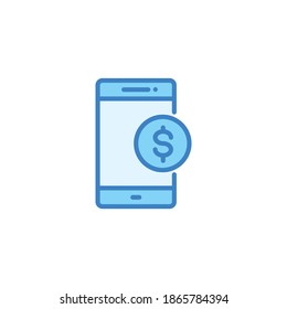 Mobile payment icon, Mobile payment symbol for your web site