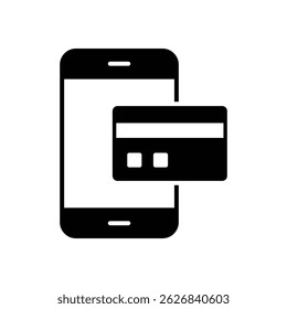 mobile payment icon vector design template simple and clean