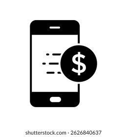 mobile payment icon vector design template simple and clean