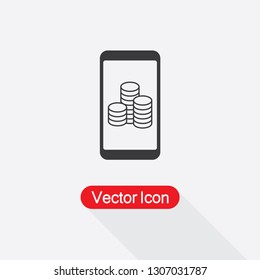 Mobile Payment Icon Vector Illustration Eps10