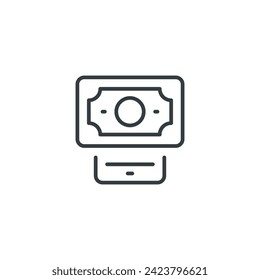 Mobile Payment icon, vector illustration