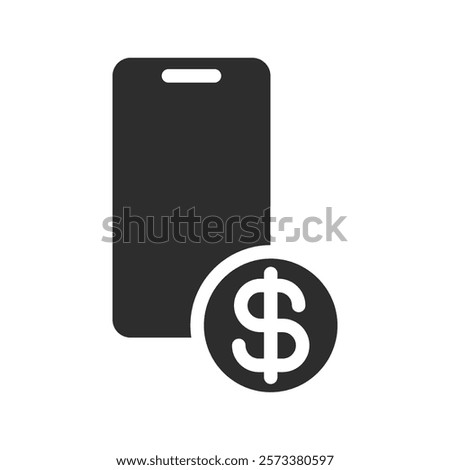 mobile payment icon web design in vector