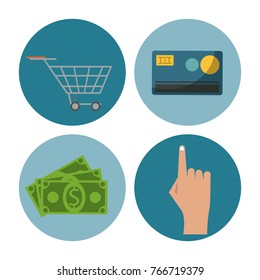 Mobile payment icons