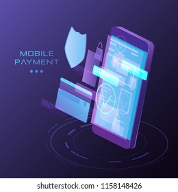 Mobile payment illustration