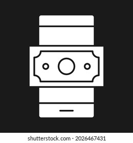 Mobile payment, money, transfer icon vector image. Can also be used for Finance and Money. Suitable for use on web apps, mobile apps and print media.