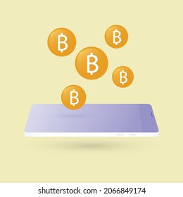 mobile payment network technology modern vector illustration business concept via mobile network