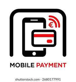 Transações seguras de pagamento móvel em seu smartphone com integração de cartão de crédito