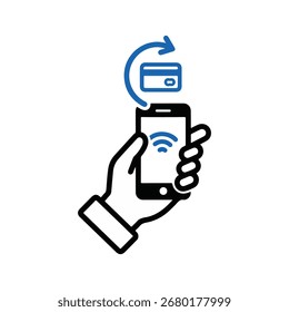 Pago móvil Transacciones seguras en su teléfono inteligente con integración de tarjeta de crédito