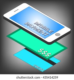 mobile payment with smart phone and credit card