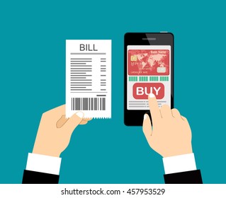 Mobile Payment. Using a mobile phone to bank and shop online