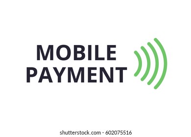 Mobile Payment vector isolated Icon. Mobile money transfer and Contactless payment concept.