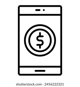 Symbol für mobile Vektorgrafik