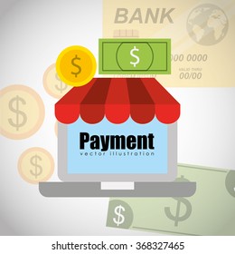 mobile payments design, vector illustration eps10 graphic 