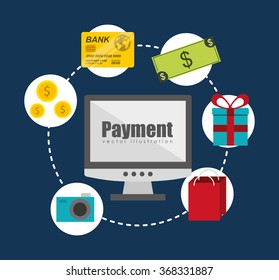 mobile payments design, vector illustration eps10 graphic 