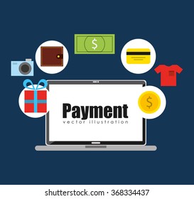 mobile payments design, vector illustration eps10 graphic 