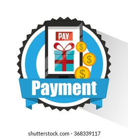mobile payments design, vector illustration eps10 graphic 
