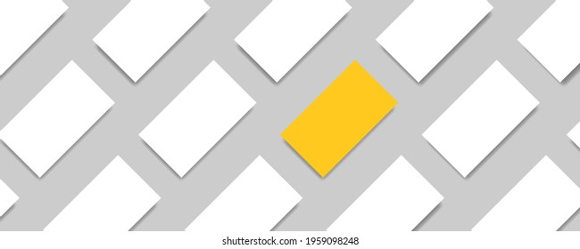 Mobile perspective app template. Vector illustration. App aplication blank banner.