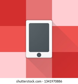 Mobile Phone Adaptive icon Material Design illustration