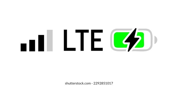 Mobile phone bar icon isolated on black background. Status bar symbol modern, simple, vector, icon for website design, mobile app, ui. Vector 10 eps.