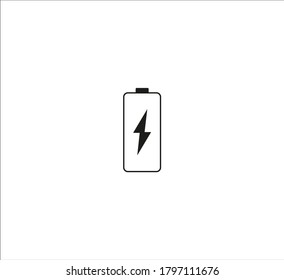 mobile phone battery icon. illustration for web and mobile design.