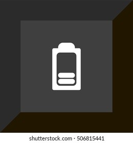 mobile phone battery icon. mobile phone battery sign