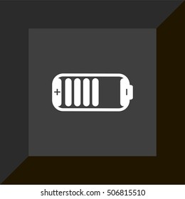 mobile phone battery icon. mobile phone battery sign