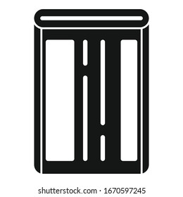 Mobile phone battery icon. Simple illustration of mobile phone battery vector icon for web design isolated on white background