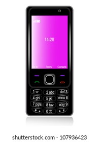 Mobile phone black