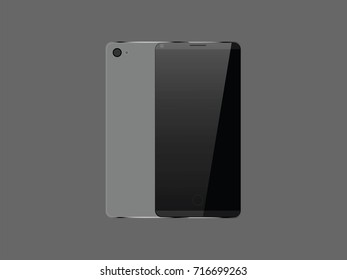 mobile phone in black color