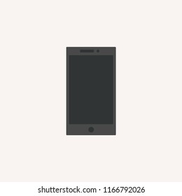 Mobile Phone Black Smartphone modern vector style. Phone icon concept. Smart phone.