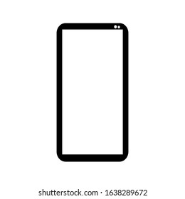 Mobile phone with blank screen