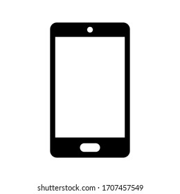Mobiltelefon mit leerem Bildschirm