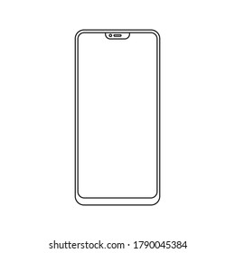 Mobile phone with blank screen