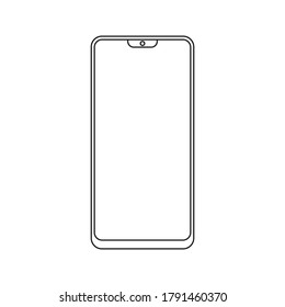 Mobile phone with blank screen