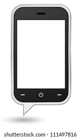 mobile phone bubble concept